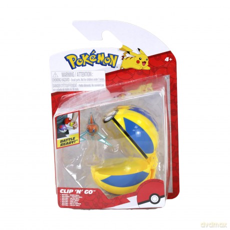Pokemon - Clip 'n' Go - Rotom + Quick Ball