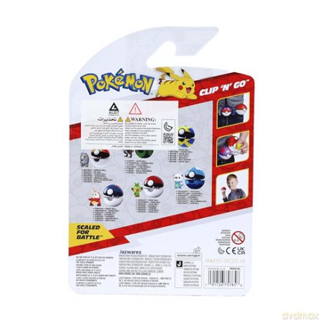 Pokemon - Clip 'n' Go - Rotom + Quick Ball
