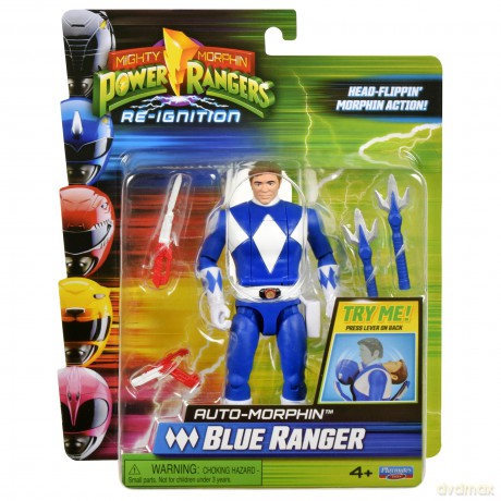 Power Rangers - Auto Morphin Ranger Figure Blue Ranger