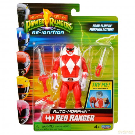 Power Rangers - Auto Morphin Ranger Figure Red Ranger