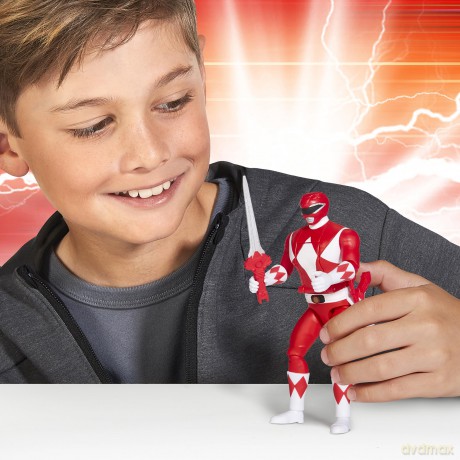 Power Rangers - Auto Morphin Ranger Figure Red Ranger