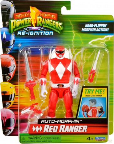 Power Rangers - Auto Morphin Ranger Figure Red Ranger