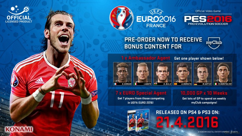 Pro Evolution Soccer (PES) 2016 - EURO 2016 Version [GRA PS4]