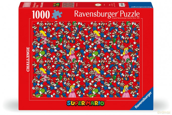 Ravensburger Puzzle - Super Mario - 1000pcs Challenge Edition Jigsaw Puzzle [PUZZLE]