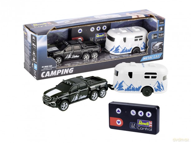 REVELL - Mini RC "Car with Camper"GHz 2CH
