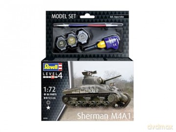 REVELL - Model Set Sherman M4A1 1:72