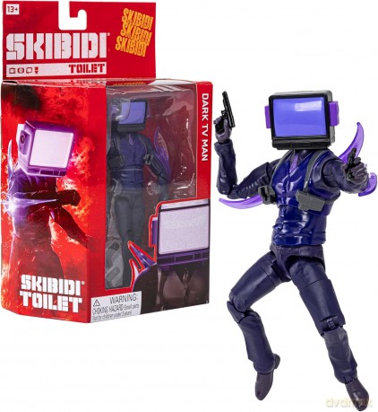 Skibidi Toilet - Deluxe Figure S2 - Dark TV Man
