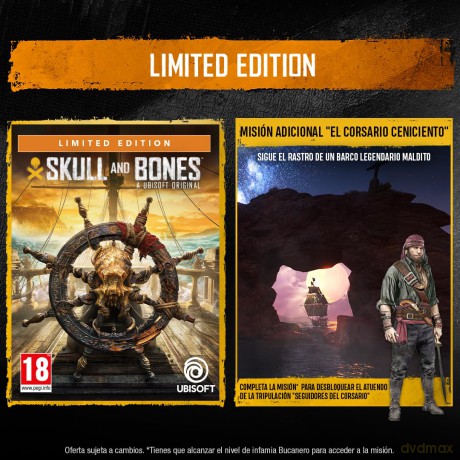 Skull and Bones - Limited Edition (Spanish/Portuguese Box - Multi Lang in Game) [GRA XBOX SERIES X]