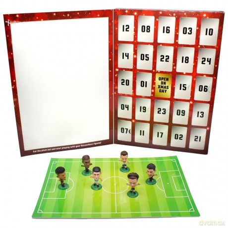 Soccerstarz - Kalendarz Adwentowy 24 Figures, Goal and Ball [FIGURKA]