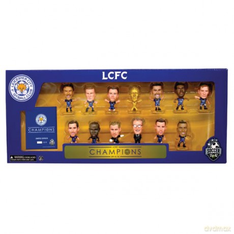 SoccerStarz - Leicester 13 figure Team Pack (League Winners 2015-16 10 Year Anniversary Re-Release) [FIGURKA]