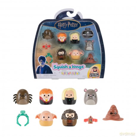 SquishAlong - 6 Figure Pack (Squish-a-longs)(Harry Potter Style 2)