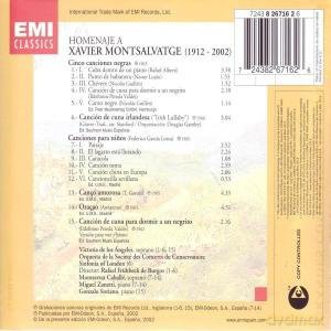 Various Artists: Homenaje A Montsalvatge [CD]