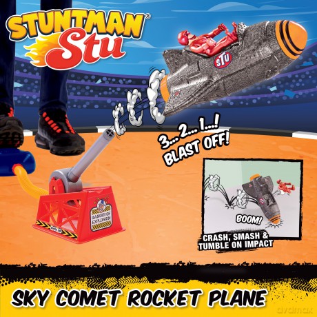 Stuntman Stu - Sky Comet Rocket Plane