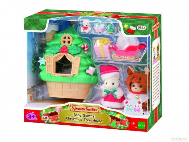 Sylvanian Families - Baby Santa's Xmas Treehouse