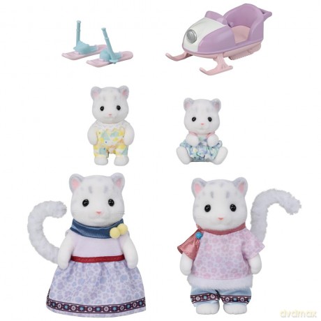 Sylvanian Families - Snow Leopard Family