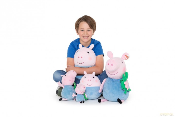 Ty - SquishaBoo George Pig 14"