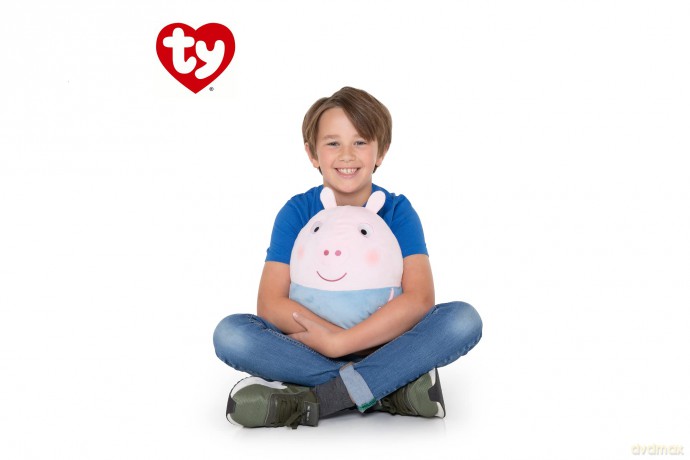 Ty - SquishaBoo George Pig 14"