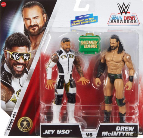 WWE - 2-pack Jey Uso vs Drew McIntyre