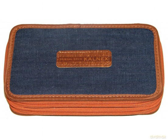 Piórnik Dwukomorowy Jeans J7 [SZKOŁA]