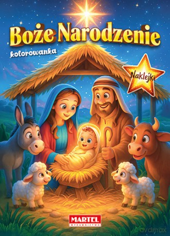 Boże Narodzenie Szopka z naklejkami - Wiktoria Kohnke [KSIĄŻKA]