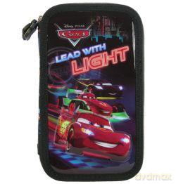 Piórnik Dwukomorowy Z Wyposażeniem Cars 35 [SZKOŁA]
