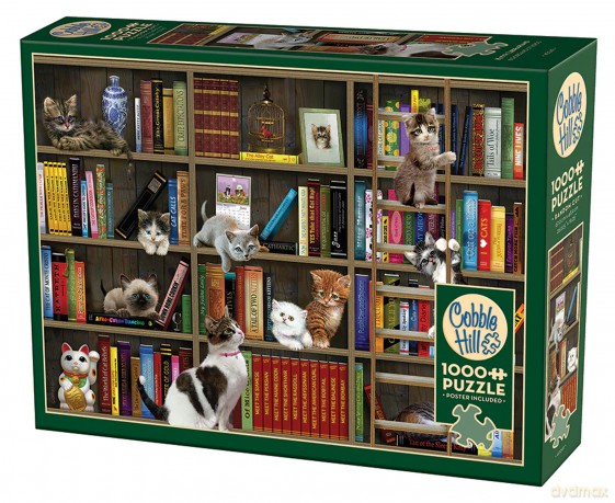 COBBLE HILL 1000 el. Bibliokotkarze 113562 [PUZZLE]