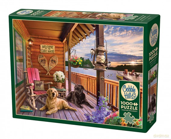 COBBLE HILL 1000 el. Domek nad jeziorem 113609 [PUZZLE]
