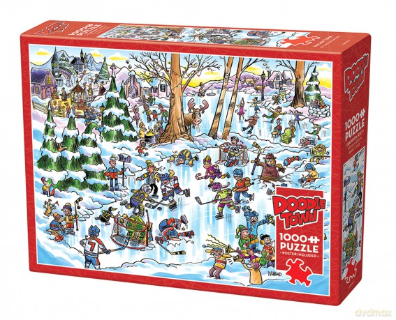 COBBLE HILL 1000 el. Hokejowe miasteczko 112630 [PUZZLE]