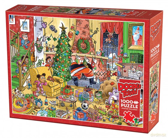 COBBLE HILL 1000 el. Jak złapać Świętego Mikołaja 113533 [PUZZLE]