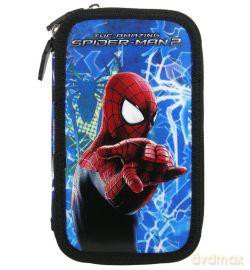Piórnik Dwukomorowy Z Wyposażeniem Spiderman 2 [SZKOŁA]