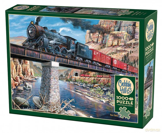 COBBLE HILL 1000 el. Kamień stal i para 113561 [PUZZLE]