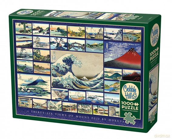 COBBLE HILL 1000 el. Katsushika Hokusai 112623 [PUZZLE]
