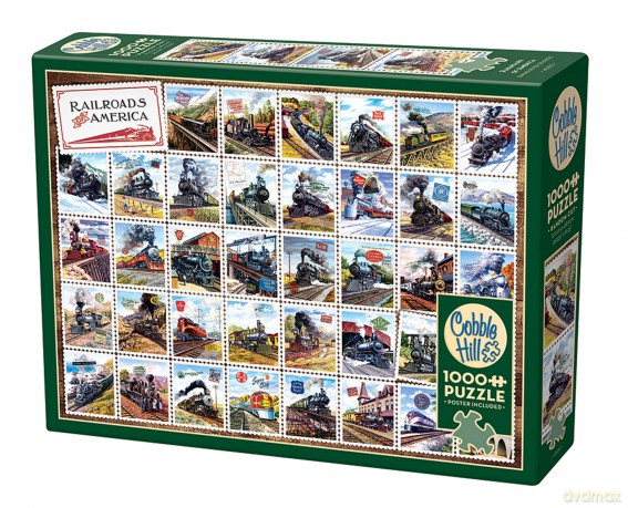 COBBLE HILL 1000 el. Kolej w Stanach Zjednoczonych 112628 [PUZZLE]