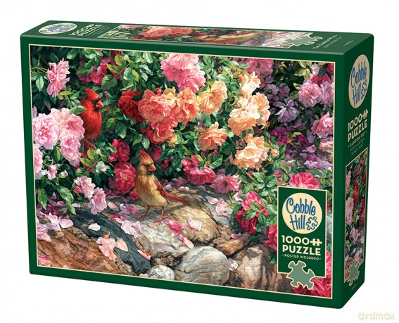 COBBLE HILL 1000 el. Kwiaty i Ptaki 112626 [PUZZLE]