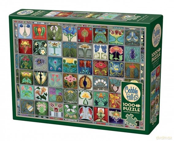 COBBLE HILL 1000 el. Płytki w stylu secesyjnym 113598 [PUZZLE]