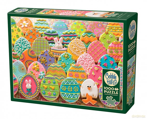COBBLE HILL 1000 el. Słodkie pisanki 112624 [PUZZLE]