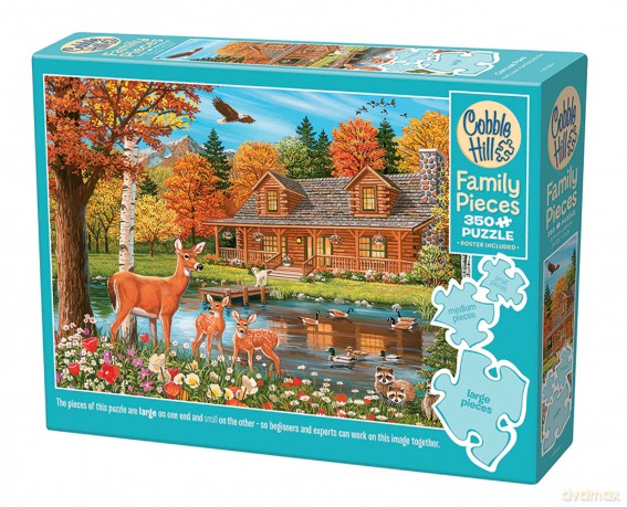 COBBLE HILL 350 el. Dom nad stawem 113629 [PUZZLE]