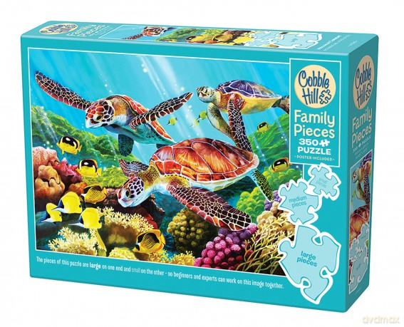 COBBLE HILL 350 el. Żółwie morskie 112669 [PUZZLE]
