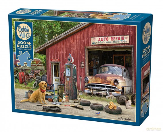 COBBLE HILL 500 el. Warsztat samochodowy 113622 [PUZZLE]