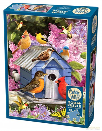 COBBLE HILL 500 el. Wiosenny domek dla ptaków 112649 [PUZZLE]