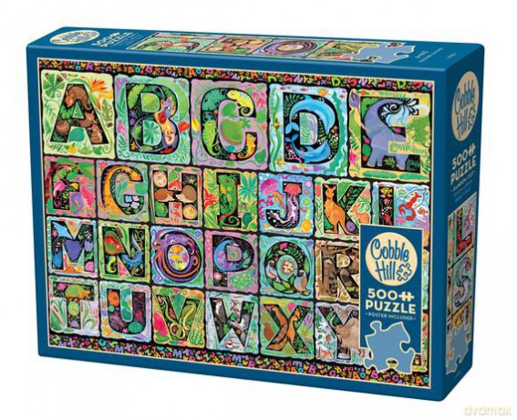 COBBLE HILL 500 el. Zwierzęcy alfabet 113578 [PUZZLE]