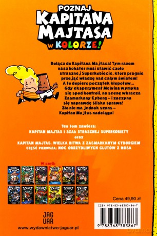 Dwie turbohistorie w kolorze. Kapitan Majtas (Tom 5-6) - Dav Pilkey [KSIĄŻKA]