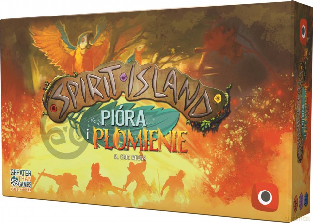 Gra Spirit Island Pióra i Płomienie dodatek [GRA PLANSZOWA]