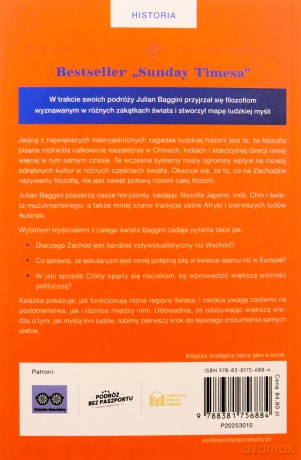 Jak myśli świat? Podróż przez historię filozofii - Julian Baggini [KSIĄŻKA]