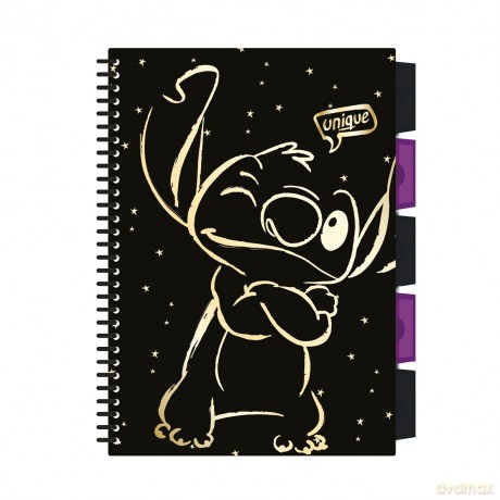 Kołobrulion B5 Disney Gold Stitch project book 100 kartek wzór 1