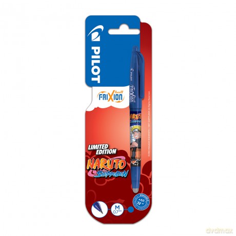 Pióro kulkowe Frixion Naruto Pilot niebieskie blister