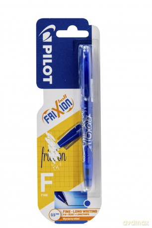 Pióro kulkowe Frixion Pilot 0,5 niebieskie blister