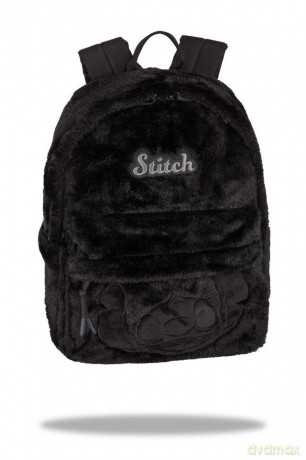 Plecak młodzieżowy Disney Fluffy Stitch black