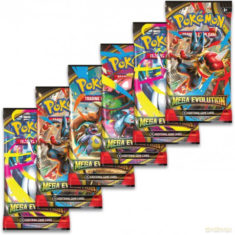 Pokemon TCG Mega Evolution Booster 1szt.mix [FIGURKA]