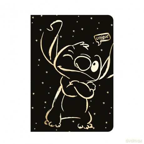 Zeszyt A5 60 k. kratka Disney Gold Stitch wzór 3